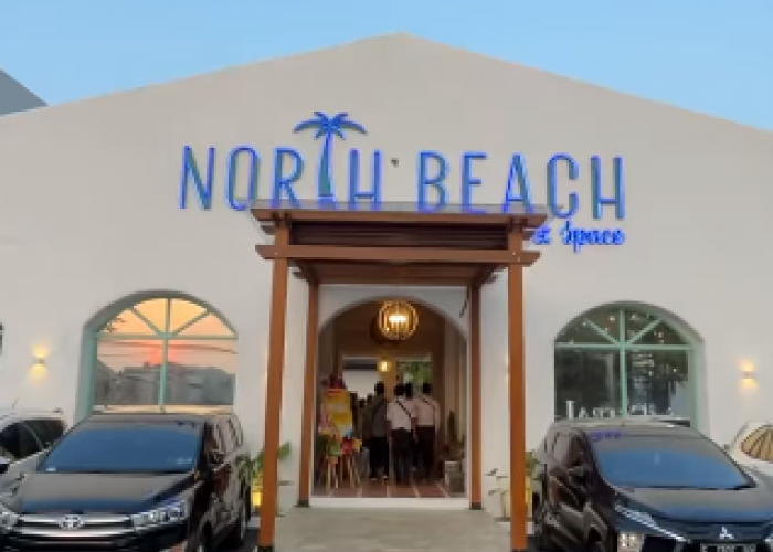Balinya Tegal! North Beach Cafe Tegal Hadirkan Tempat Nongkrong Bernuansa Pantai ala Bali