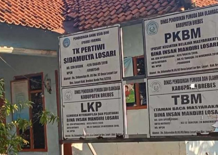 PKBM di Losari Brebes Dibobol Maling, Kipas Angin Hingga Mesin Pompa Air Raib