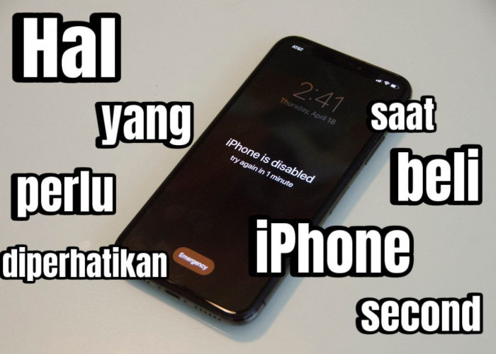 Wajib Tahu! Ini Hal yang Harus Diperhatikan saat Beli iPhone Second, Jangan Sampai Tertipu