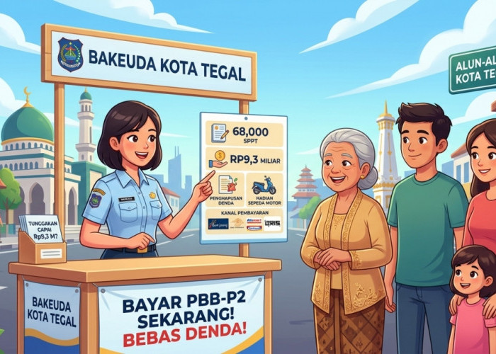 Tunggakan PBB Rp9,3 Miliar, Bakeuda Kota Tegal Obral Insentif