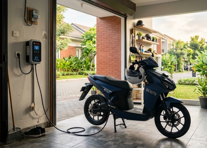 5 Daftar Motor Listrik Murah yang Bisa Cas di Rumah, Praktis dan Irit Biaya Operasional