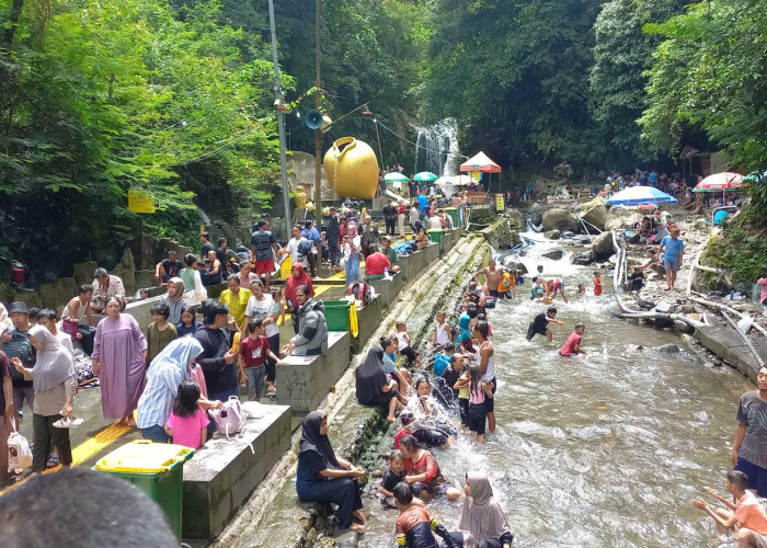 Sempat Banjir, Begini Kondisi Pancuran 13 Guci Tegal Sekarang