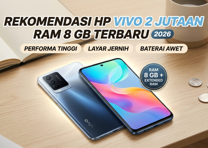 Cek HP Vivo 2 jutaan RAM 8 GB Terbaru 2026 Paling Kencang 