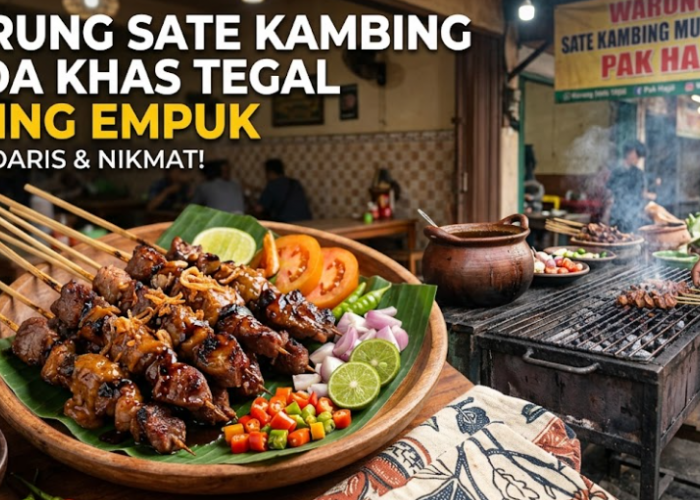 Dijamin Gak Prengus! Ini 5 Warung Sate Kambing Muda Khas Tegal Paling Empuk Pilihan Warga Lokal
