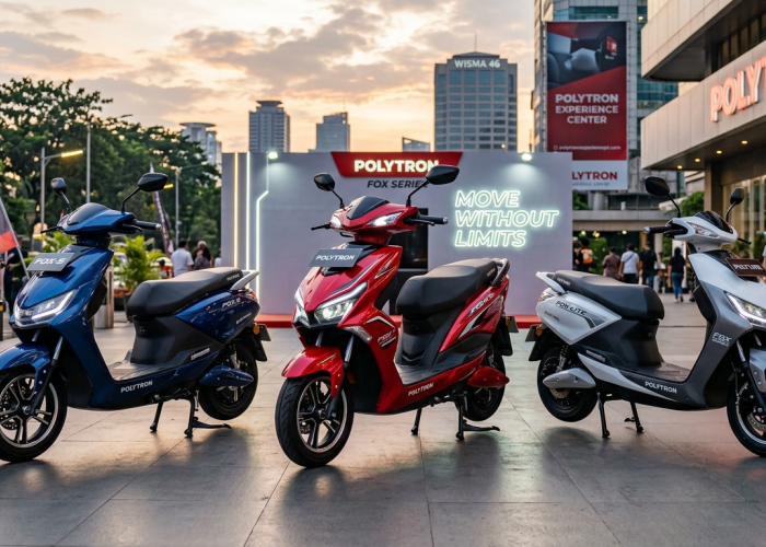 Ulas Motor Listrik Polytron Fox Series Murah Berfitur Joss!
