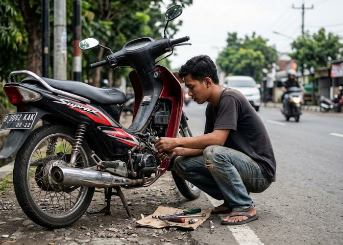 7 Tips Mengatasi Motor Bebek Mogok di Jalan Tanpa ke Bengkel