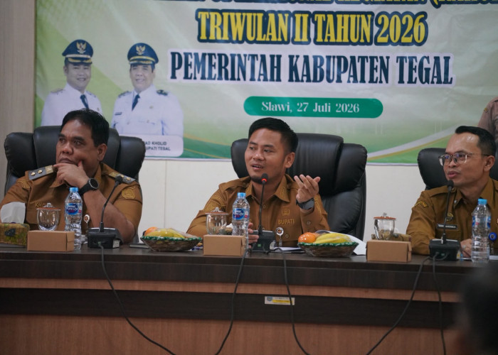Evaluasi POK: Realisasi Belanja Daerah Kabupaten Tegal Baru 41 Persen