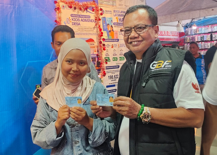Selama GBF 2026, Disdukcapil Brebes Layani 363 Pemohon Cetak E-KTP