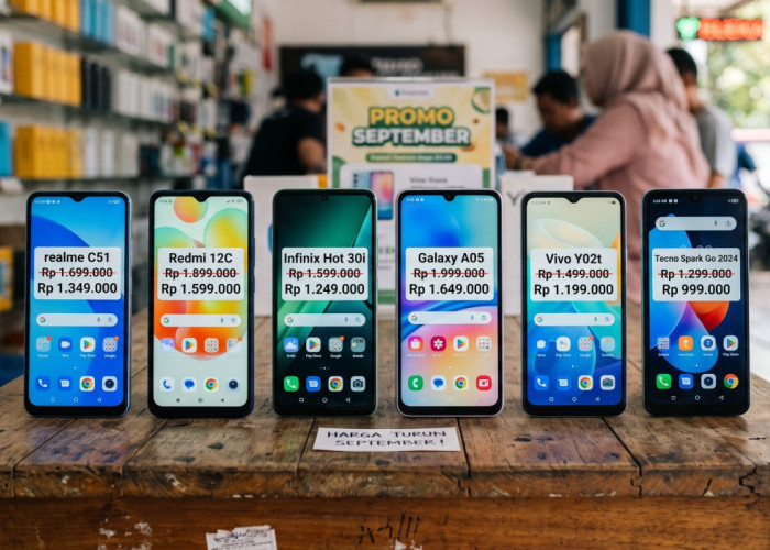 7 HP Android Murah yang Harganya Turun di Bulan September 2026
