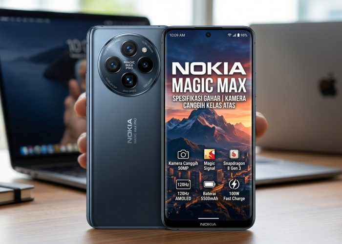 HP Nokia Magic Max Pro Meluncur, Smartphone Mewah Harga Miring!