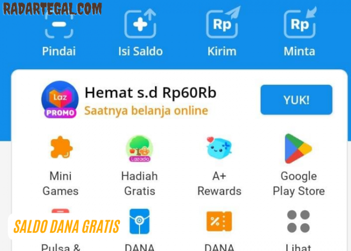 Wajib Dicoba! Ini Cara Ambil Bonus Saldo DANA Gratis Hanya dengan Nomor WA