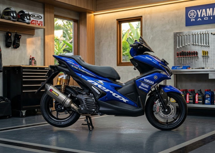 8 Kelebihan Yamaha Aerox Alpha Turbo yang Bikin Berkendara Makin Seru