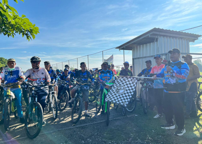 800 Pecinta Gowes Jateng & Jabar Kumpul di Tegal, Wakil Bupati: Murah dan Menyehatkan 