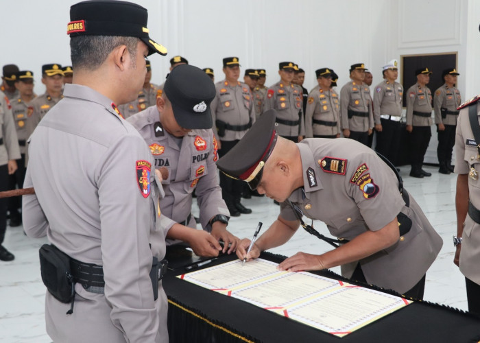 Kapolsek Lebaksiu dan Pagerbarang Dirotasi, Kapolres Tegal Titip Pesan Ini
