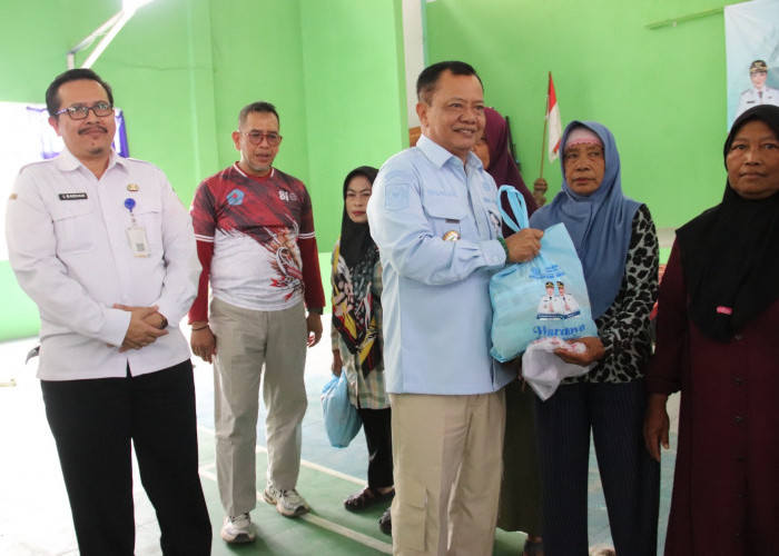 824 Paket Sembako Wardoyo Disalurkan di Dua Kecamatan di Brebes