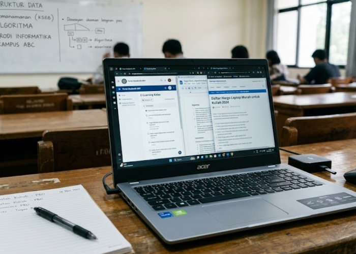 Bikin Tugas Cepat Selesai, Ini Laptop Murah untuk Kuliah dengan Spek Dewa