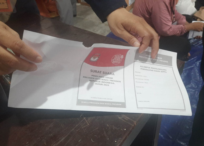 Terbanyak DPD, 1.428 Surat Suara Pemilu 2024 di Kota Tegal Rusak, Ada yang Berubah dari Merah ke Kuning Oranye