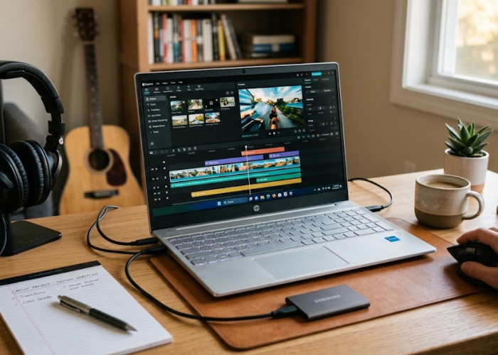 7 Laptop HP untuk Editor CapCut 2026, Ringan, Kencang, dan Cepat Render