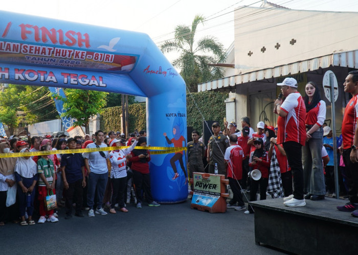 Rezeki Jalan Sehat HUT RI, Warga Tegal Boyong Sepeda Motor