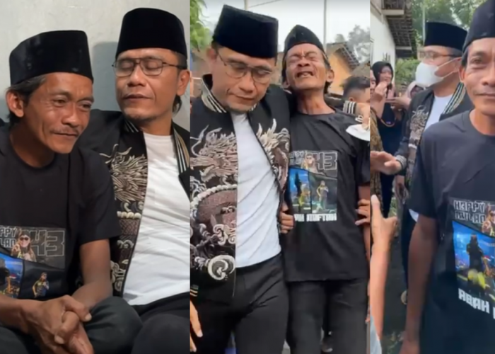 Usai Viral Karena Dihina Gus Miftah, Sunhaji Penjual Es Teh Jadi Anggota Kehormatan Banser  