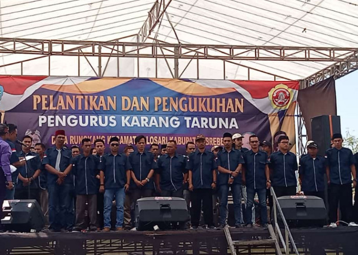 Dilantik, Karang Taruna di Brebes Harus Jadi Garda Pembangunan dan Sosial