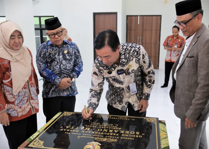 Resmi Beroperasi, Gedung Baru Perpustakaan Daerah Soekarno-Hatta Kabupaten Tegal Makin Luas  