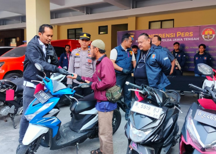 Polisi Ungkap Sindikat Curanmor di Brebes, 2 Tersangka Ditangkap dan Belasan Motor Diamankan 