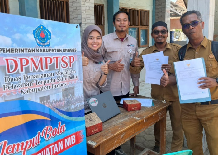 Dekatkan Layanan, DPMPTSP Brebes Kembali Buka Layanan NIB di Dua Desa