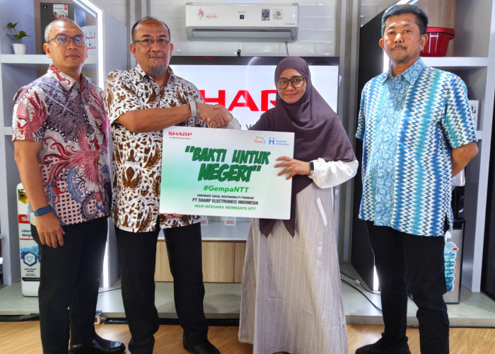 Duka Gempa NTT: Sharp Hadirkan Kepedulian Bagi 600 Warga 