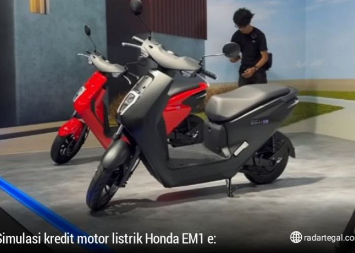 Simulasi Kredit Motor Listrik Honda EM1 e: Angsuran per Bulan Cuma Rp1,333 Juta, DP-nya Berapa ya?