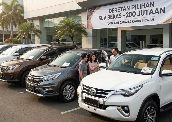 Deretan SUV Bekas 200 Jutaan Berdesain Mewah dan Gagah yang Paling Diburu Konsumen