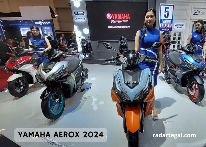 Penampakan Baru! Yamaha Aerox 2024 Tampil Lebih Menawan dengan Harga Terjangkau