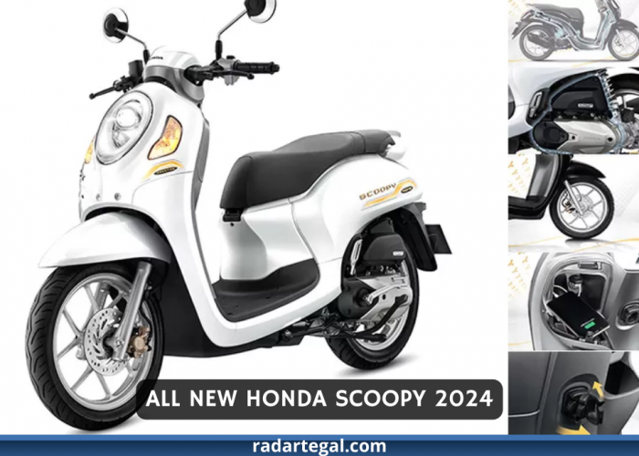 All New Honda Scoopy 2024 Tampil Lebih Mewah, Siap Saingi Skutik Kekinian Bergaya Retro di Tanah Air
