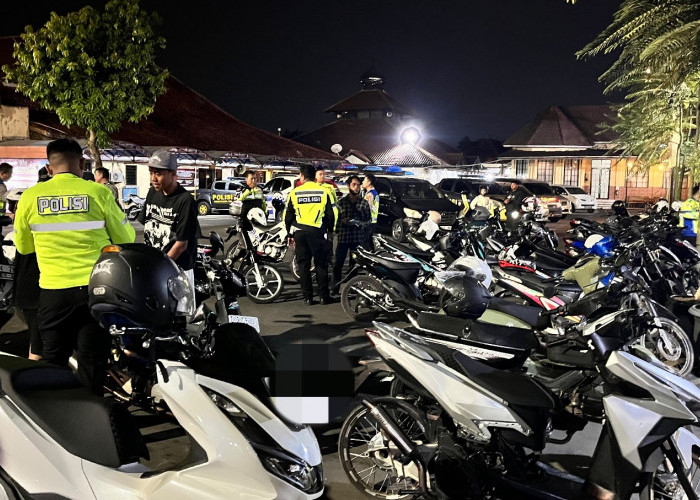 Penertiban Knalpot Brong di Tegal, Polisi Tindak 44 Kendaraan