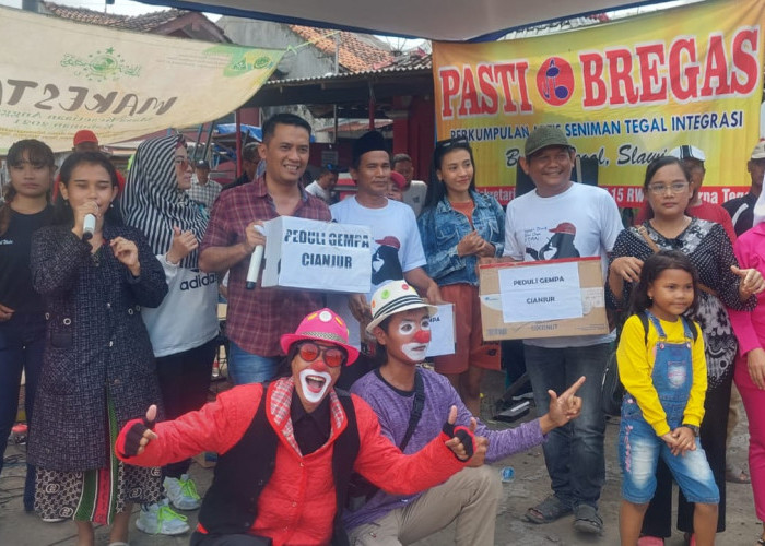 Anggota DPRD Kabupaten Tegal Ngamen Cari Duit untuk Korban Gempa Cianjur