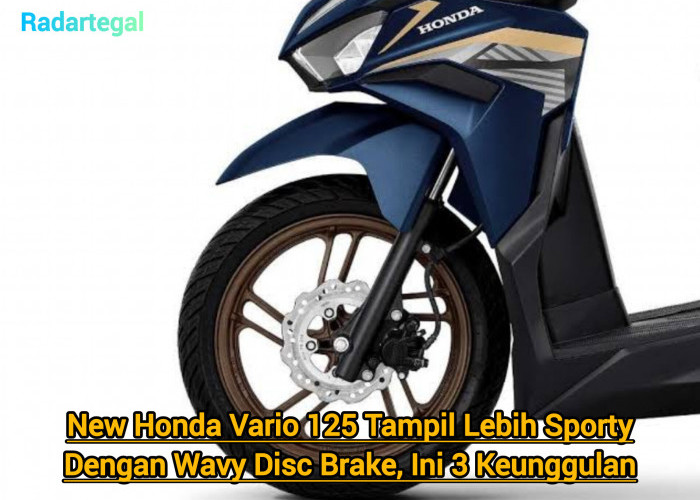 New Honda Vario 125 Tampil Lebih Sporty dengan Wavy Disc Brake