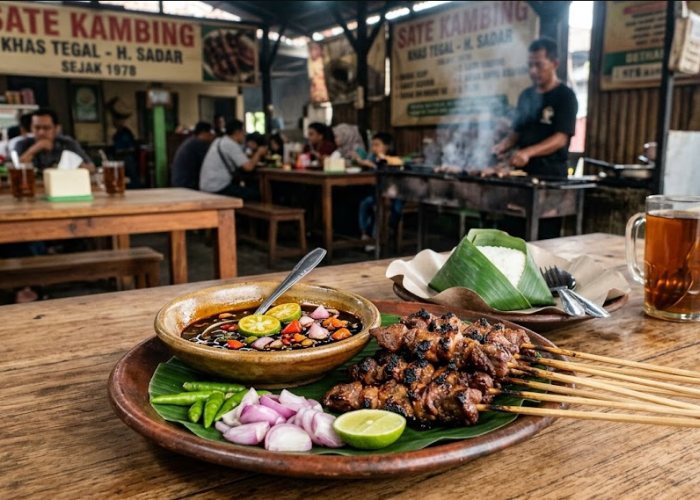 Penyebab Sate Kambing Khas Tegal Banyak yang Suka, Ternyata Ada Rahasia di Balik Kelezatannya