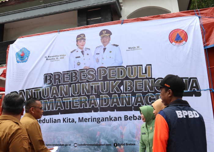 Peduli Korban Bencana di Sumatra, Pemkab Brebes Kirim Ribuan Telur Asin dan Donasi