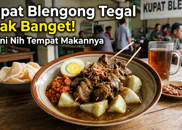Kupat Blengong Tegal Enak Banget! di Sini Nih Tempat Makannya
