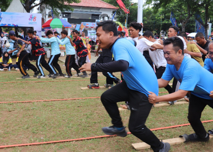 Lomba Tradisional Semarakkan Hari Jadi Brebes ke-348 Tahun, Ratusan Peserta Adu Tangkas