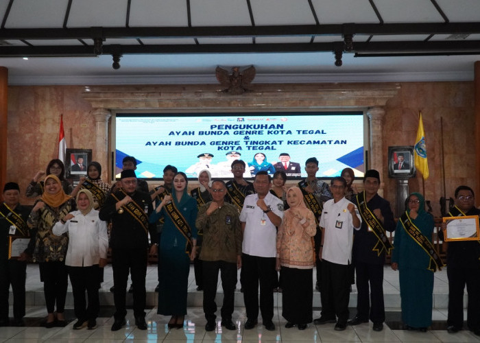 Wali Kota dan Ketua TP PKK Dikukuhkan Jadi Ayah dan Bunda GenRe Kota Tegal 2026