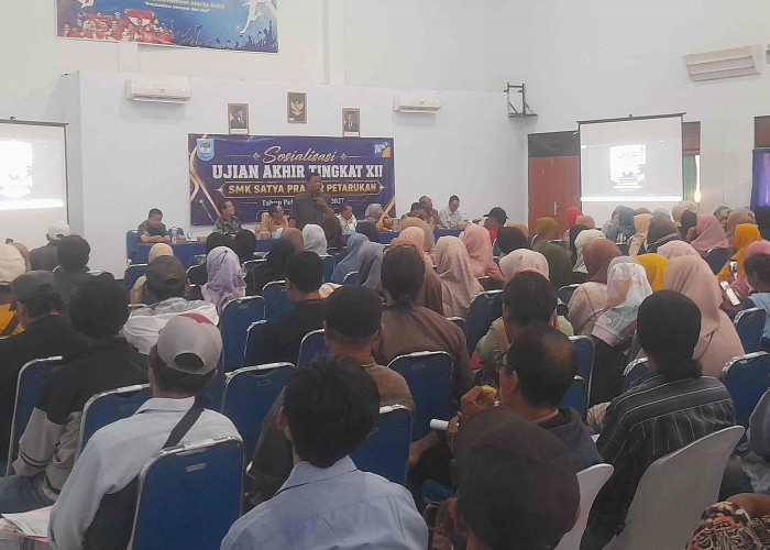 Jelang TKA, SMK Satya Praja 2 Petarukan Pemalang Beri Penjelasan Penting kepada Wali Murid Kelas XII