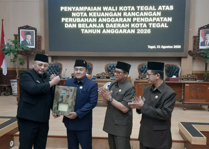 Raperda Perubahan APBD 2026 Kota Tegal Disampaikan, Defisit Naik