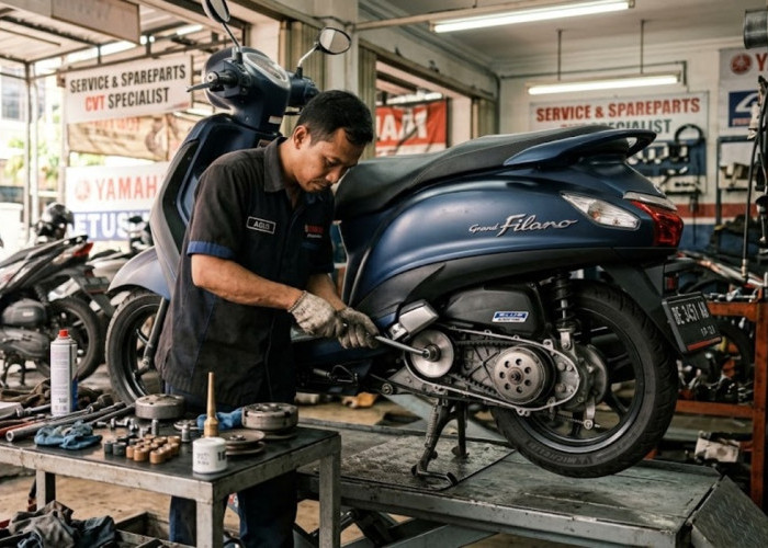 Tips Merawat CVT Yamaha Grand Filano di 20.000 Km, Cek 8 Komponen Ini Biar Tetap Halus