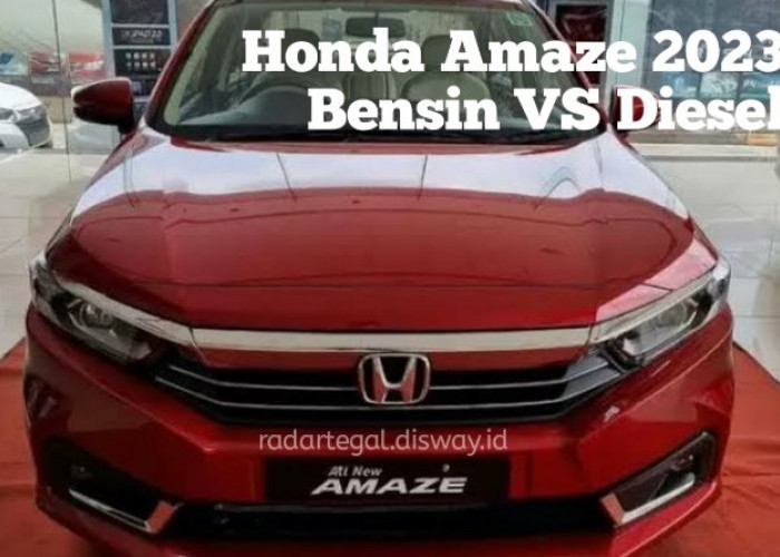 2 Varian Honda Amaze Siap Mengaspal, Suka yang Bensin atau Diesel?