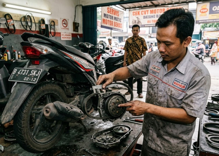 Wajib Tahu! Ini Cara Cek CVT Motor Matic Bekas Sebelum Beli