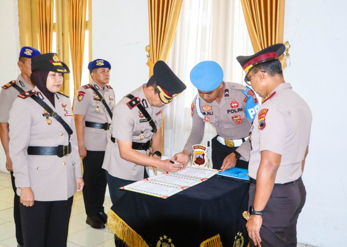 Rotasi di Polres Tegal Kota: Posisi Wakapolres Hingga Kapolsek Bergeser