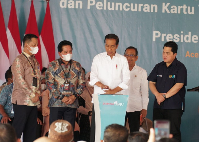 Kartu Tani Digital dan KUR BSI Dilincurkan Presiden Jokowi di Aceh, Begini Pola Transaksinya