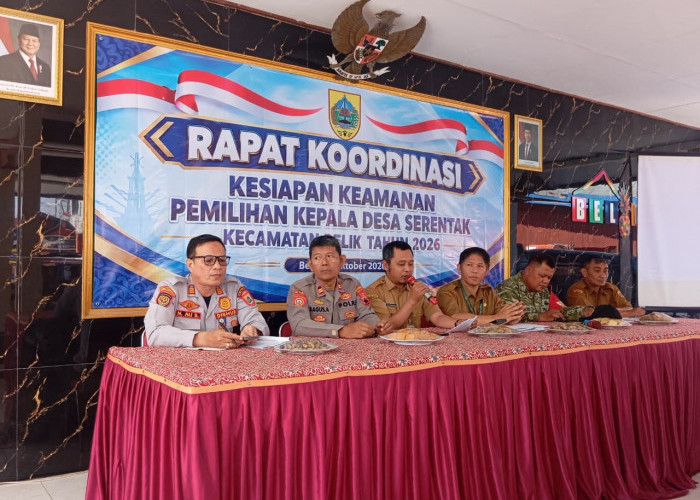 Kecamatan Belik Gelar Rakor Kesiapan Keamanan Pilkades Serentak 2026