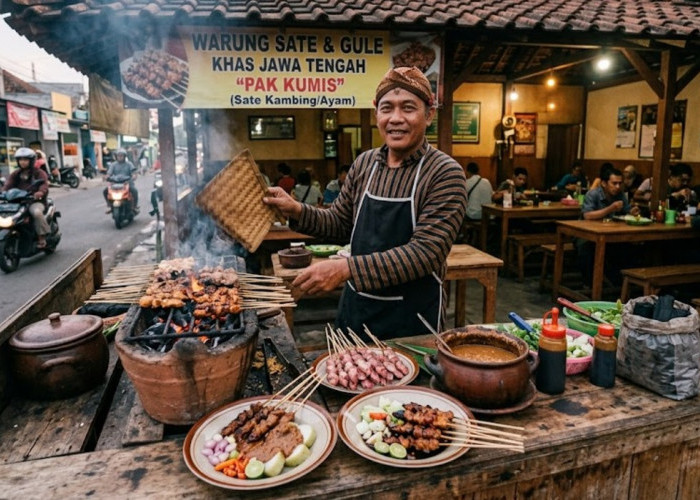 8 Jenis Sate Khas Jawa Tengah yang Wajib Dicoba, Ada Sate Tegal hingga Sate Buntel